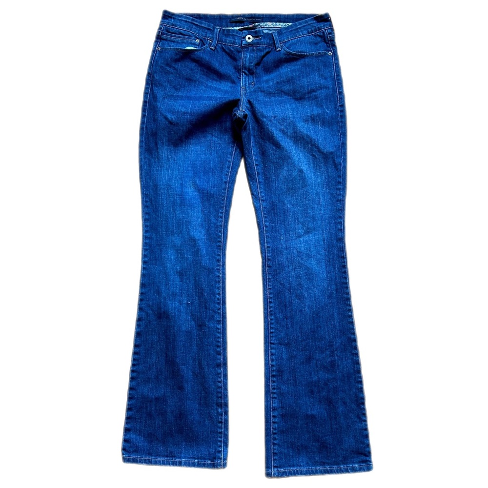 Levi’s 547 Platinum Flare Indigo Denim Jeans Size 10
